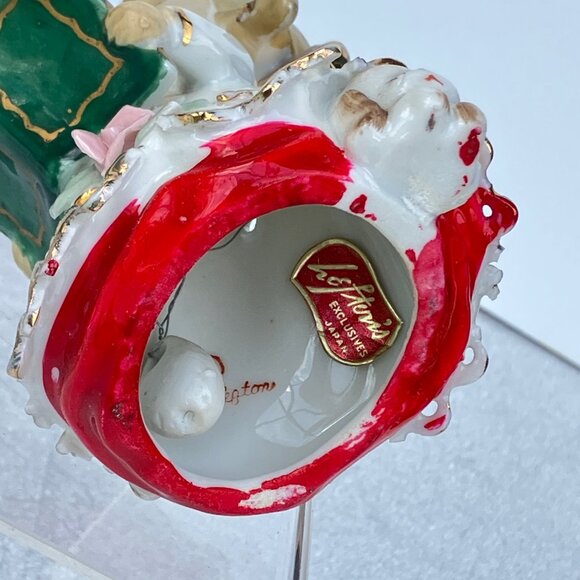 Geo Z Lefton Christmas Angel Choir Girl with Puppy Bell - Picture 12 of 13